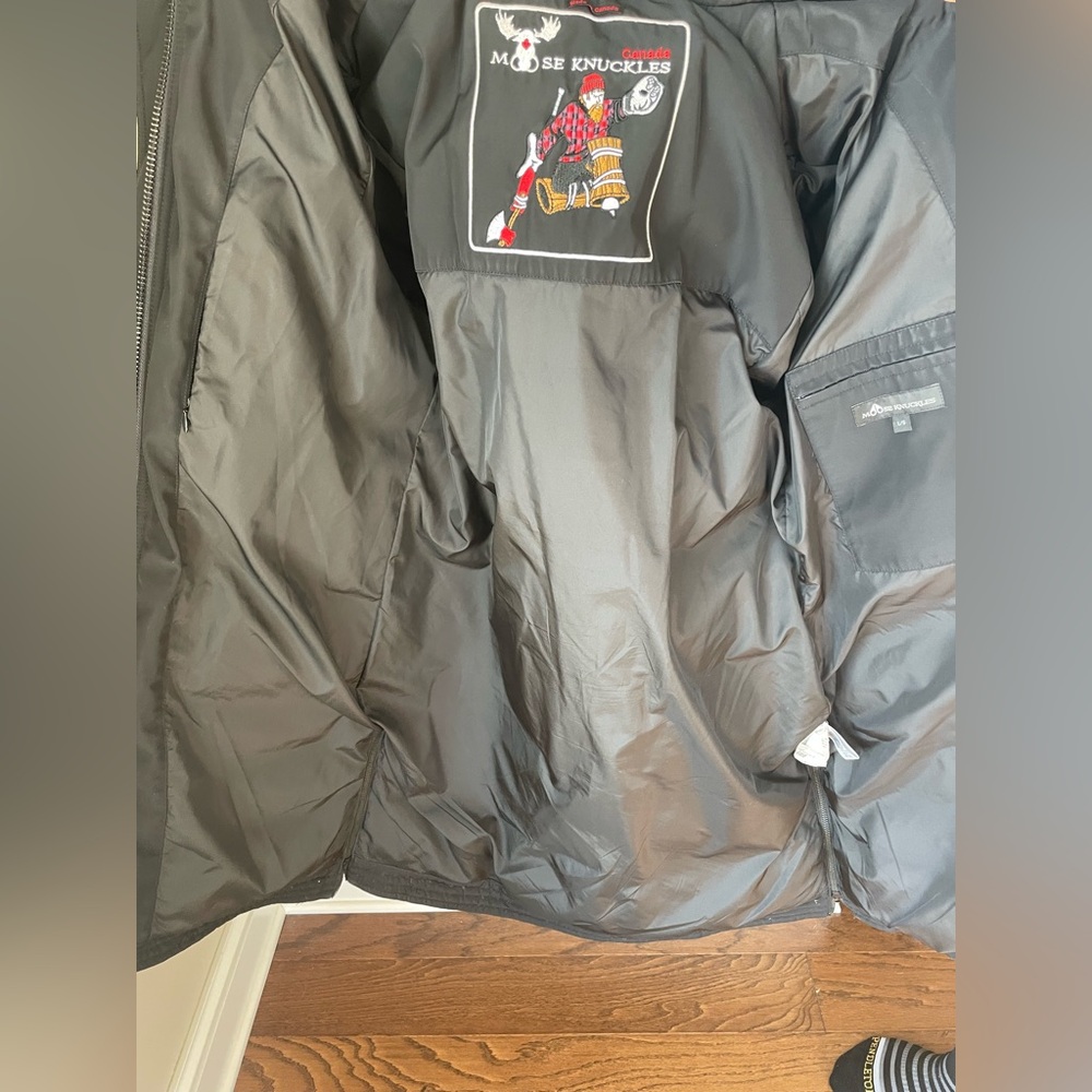 Black Canadian Moose Knuckles Puffer